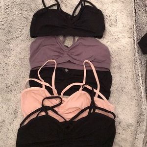 5 LF bralettes!